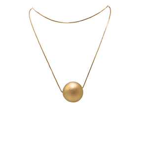 SN452 36" 18K Gold Plated (23mm ball) chain