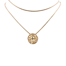 Load image into Gallery viewer, SN453 30&#39;&#39; 18K Gold Plated &quot;open ball&quot; neckace