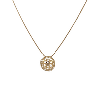 Load image into Gallery viewer, SN453 30&#39;&#39; 18K Gold Plated &quot;open ball&quot; neckace