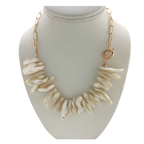 SN465 Mother of Pearl Necklace