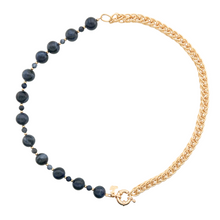 Load image into Gallery viewer, SN468SD Sodalite and 18K Gold Plated Necklace
