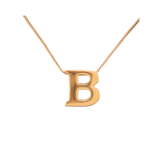 Load image into Gallery viewer, SN472 16&#39;&#39; Chain and 18K Gold Plated Initial Pendant