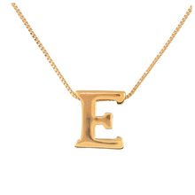 Load image into Gallery viewer, SN472 16&#39;&#39; Chain and 18K Gold Plated Initial Pendant
