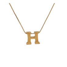 Load image into Gallery viewer, SN472 16&#39;&#39; Chain and 18K Gold Plated Initial Pendant