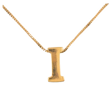 Load image into Gallery viewer, SN472 16&#39;&#39; Chain and 18K Gold Plated Initial Pendant