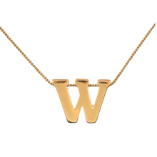 Load image into Gallery viewer, SN472 16&#39;&#39; Chain and 18K Gold Plated Initial Pendant