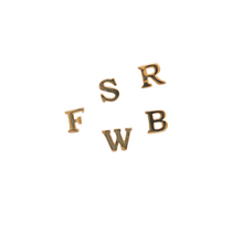 Load image into Gallery viewer, SN472 16&#39;&#39; Chain and 18K Gold Plated Initial Pendant