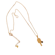 Load image into Gallery viewer, SN481A One Paddle 18K Gold Plated Pickleball Neckace
