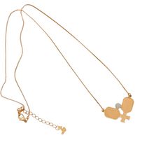 Load image into Gallery viewer, SN481C 18K Gold Plated Double Pickelball Paddles Necklace