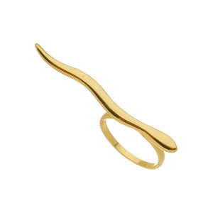 SR113 "Snake" shape 18K Gold Plated Ring