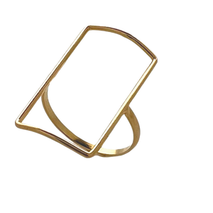SR117A Rectangle Shape Ring Sai Brazil