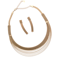 Load image into Gallery viewer, SN438 18K Gold Plated Necklace and Earrings