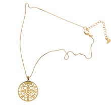 Load image into Gallery viewer, SN457 18 Gold Plated St. Benedict Medal with chain