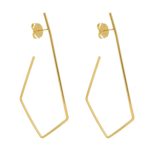 SE767LG Gold Plated Earrings