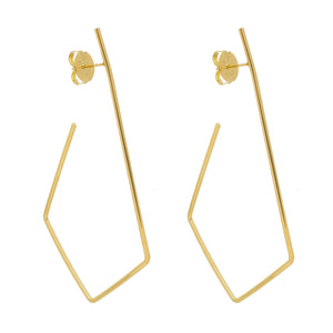 SE767LG Gold Plated Earrings