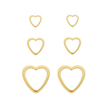Load image into Gallery viewer, SE798C &quot;Heart shape&quot; stud Earrings