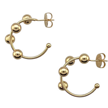 Load image into Gallery viewer, SE932 18K Gold Plated Hoops