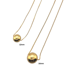 Load image into Gallery viewer, SN444 18K Gold Plated chain with a 16mm ball