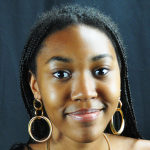 SE770LG 18k Gold Plated Interconnected Hoops