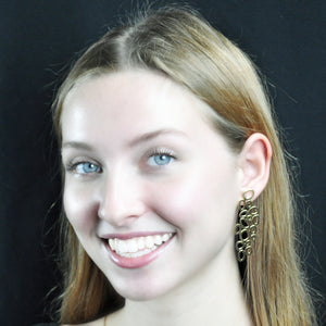SE769 18K Gold Plated Bubble Earrings