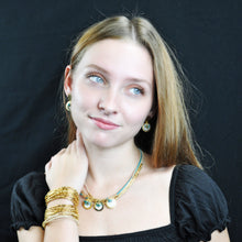 Load image into Gallery viewer, SB172 Natural Cord Bracelet with 18k Gold