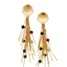 Load image into Gallery viewer, SE883 18K Gold Plated Earrings with Multi Stones