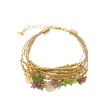 Load image into Gallery viewer, SB025PT Natural Fiber Bracelet with Pastel Mixed Stones
