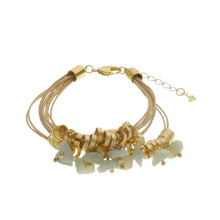Load image into Gallery viewer, SB153AZ Natural Fiber Bracelet with Amazonite