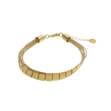 Load image into Gallery viewer, SB192 Natural Fiber Bracelet with 18k Gold Findings