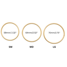 Load image into Gallery viewer, SB241B(MD) 18K Gold Plated Brushed Bangle