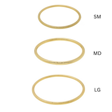 Load image into Gallery viewer, SB241B(MD) 18K Gold Plated Brushed Bangle