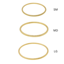 Load image into Gallery viewer, SB241B (SM) 18K Gold Plated Brushed Bangle