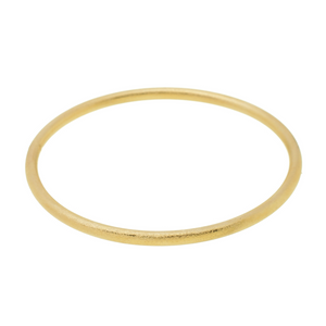 SB241B(MD) 18K Gold Plated Brushed Bangle