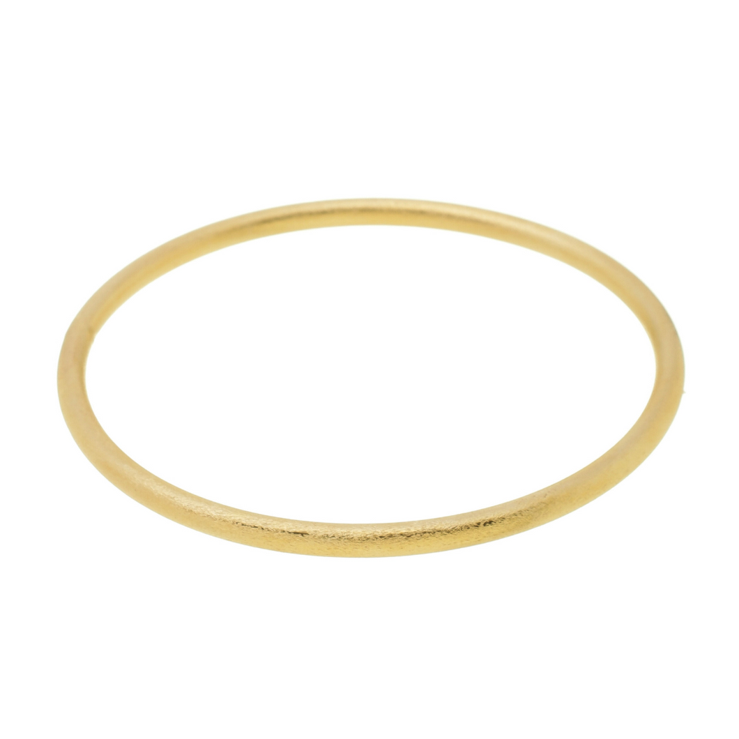 SB241B(MD) 18K Gold Plated Brushed Bangle