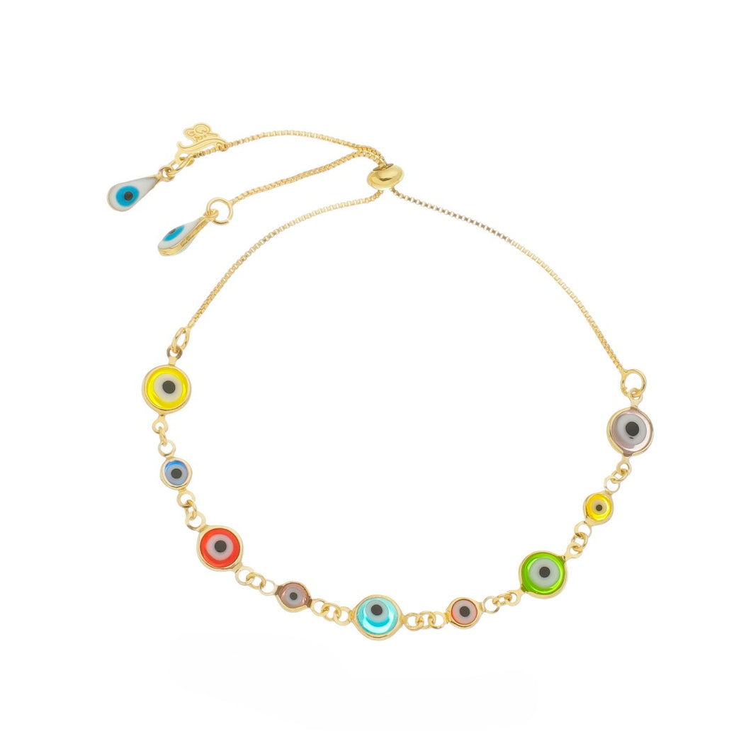 SB242MT Adjustable Evil Eye Bracelet