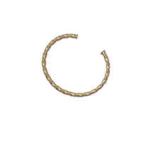 Load image into Gallery viewer, SB243 &quot;twist&quot; 18K gold Plated Bracelet