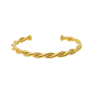 SB244 "twist" 18K Gold Plated Bracelet