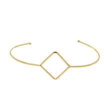 Load image into Gallery viewer, SB245B &quot;square&quot; 18K Gold Plated Bracelet