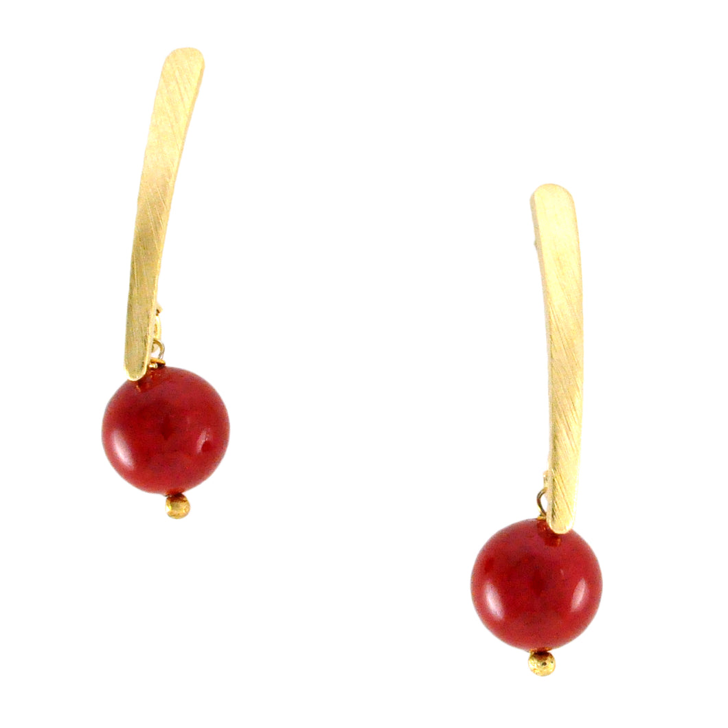 SE267CO Coral Drop Earrings
