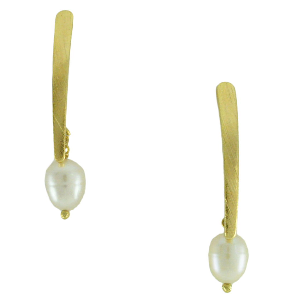 SE267FP Fresh Water Pearl Drop Earrings