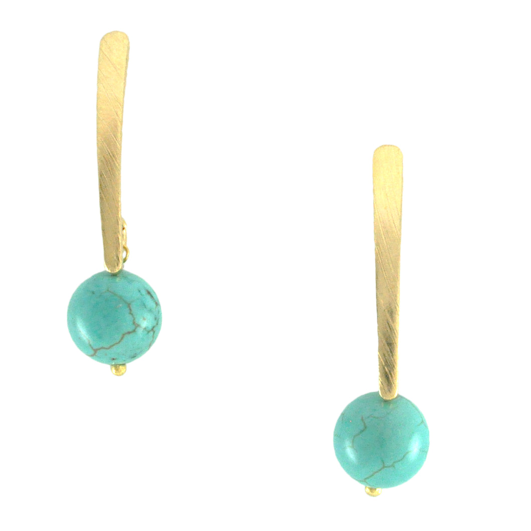 SE267TQ Turquoise Drop Earrings