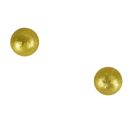 SE493 Large 18k Gold Plated Ball Earrings