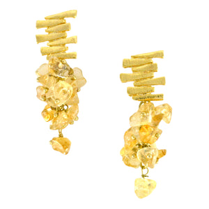 SE547CT Earrings with Citrine