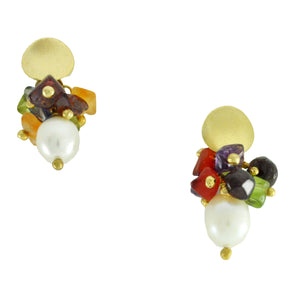 SE594 Earrings with Semiprecious Stones