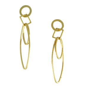 SE619 Gold Plated Earrings