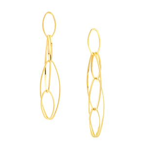 SE621 Ovals Within Ovals Earrings