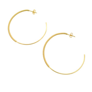 SE648LG 18k Gold Plated Hoops