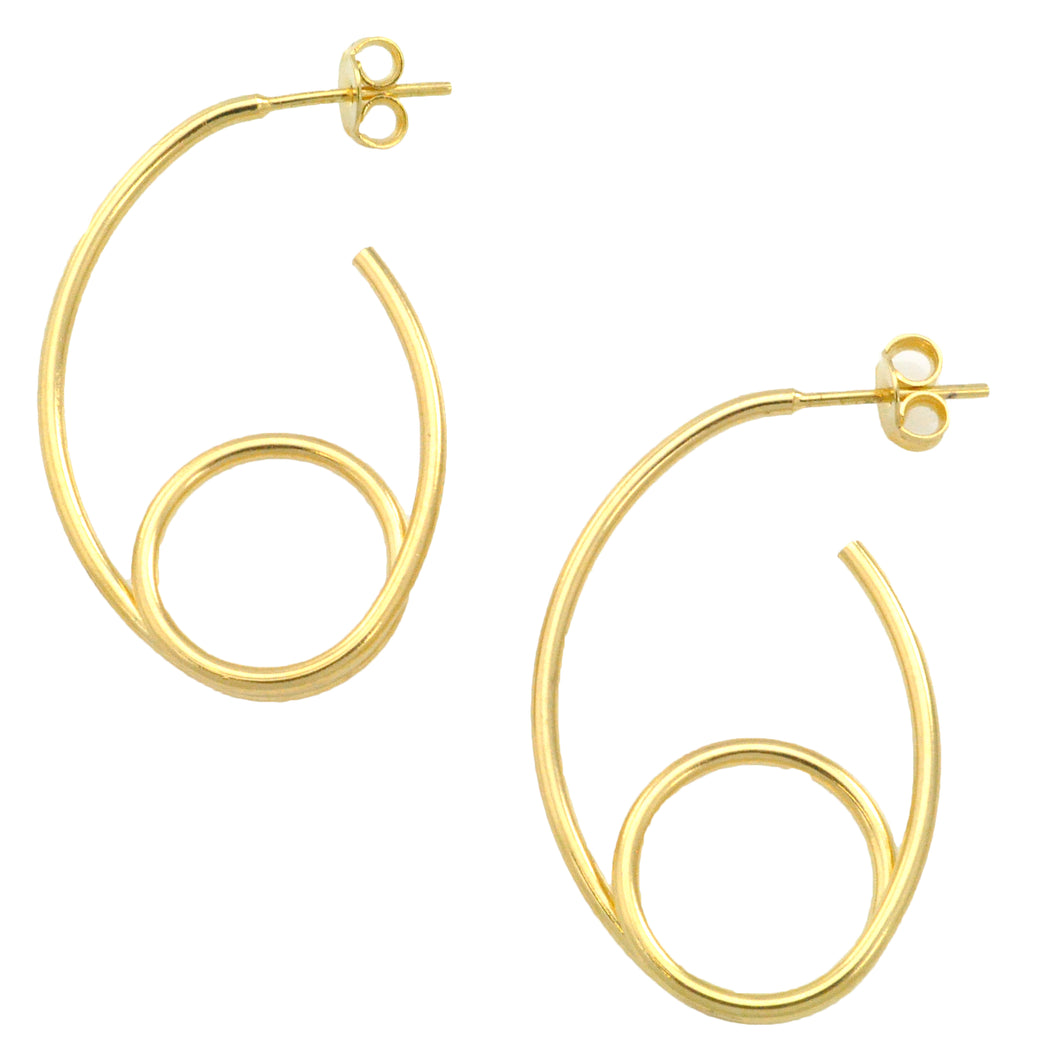 SE651 18K Gold Plated Earrings