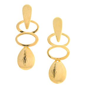 SE686 18K Gold Plated Earrings