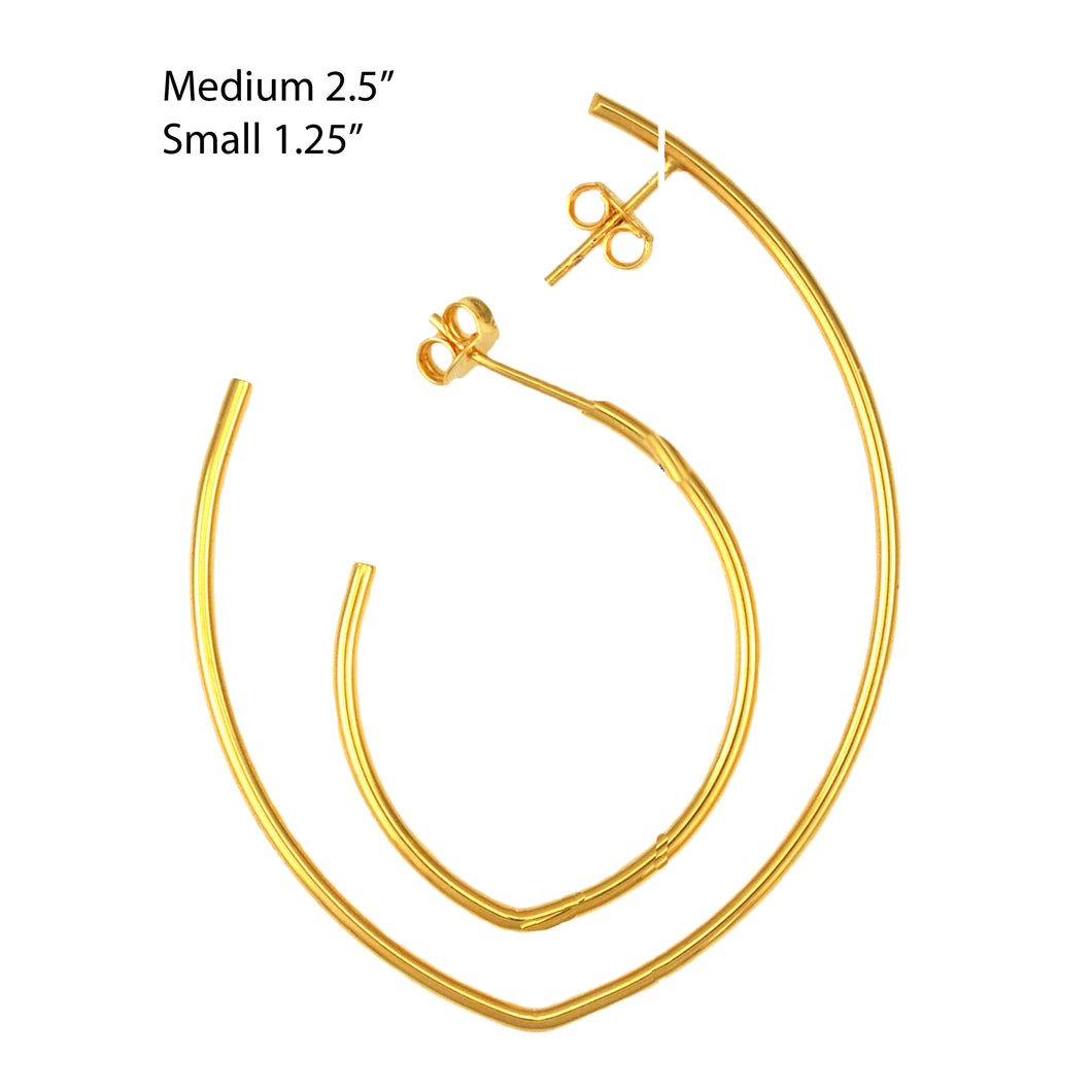 SE710MD Gold Plated Earrings